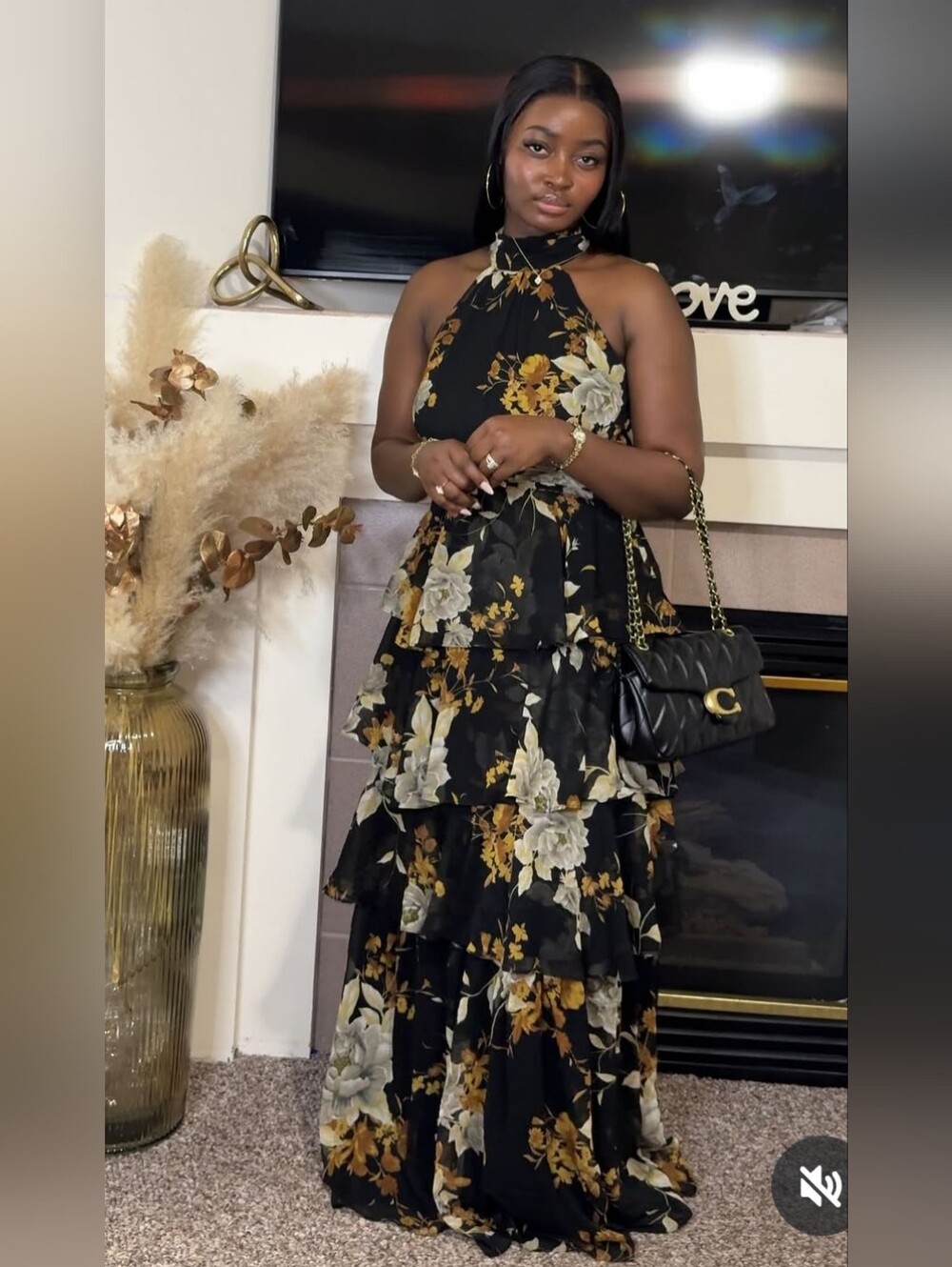 Fashion Nova Floral Maxi Dress - Picture 5 of 9